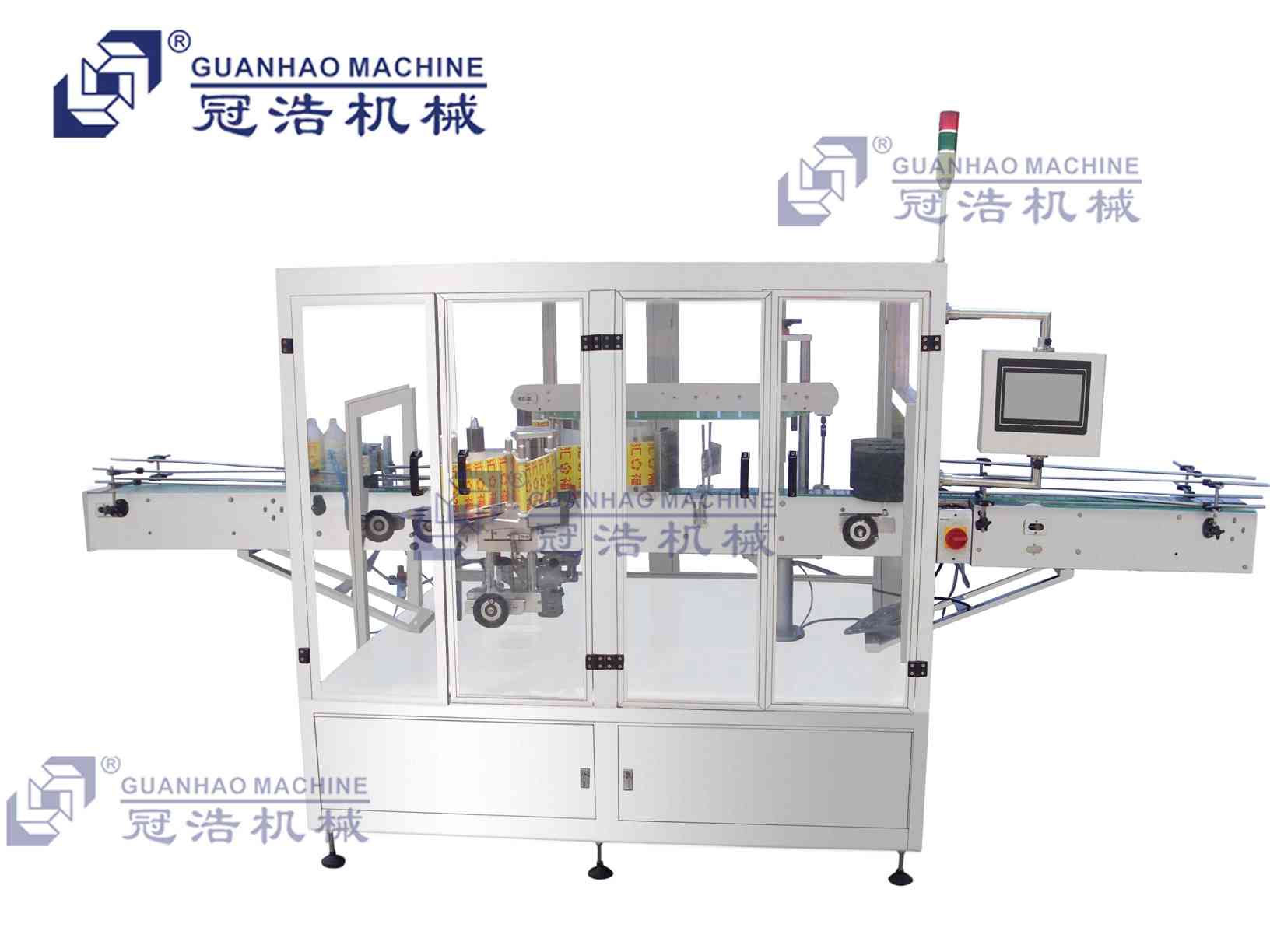 雙側(cè)方瓶貼標機